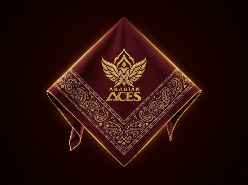 Arabian Aces Bandana